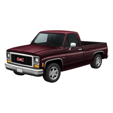 Gothic pickup truck gmc blood 4 door sticker