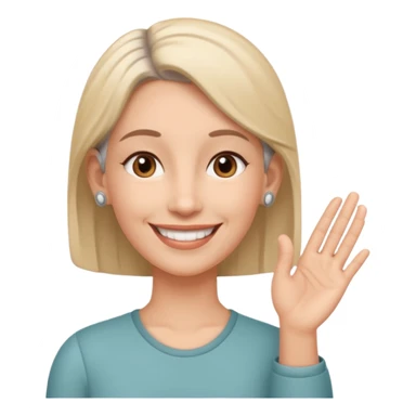 Deaf Woman Emoji sticker