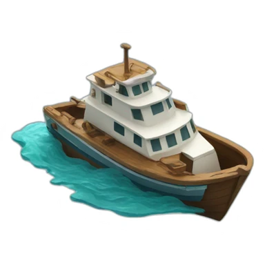 A boat is sinking sticker
