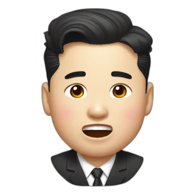 Kim jong un tears of joy sticker