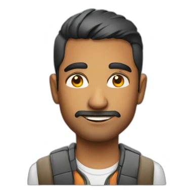 Indian tech bro sticker