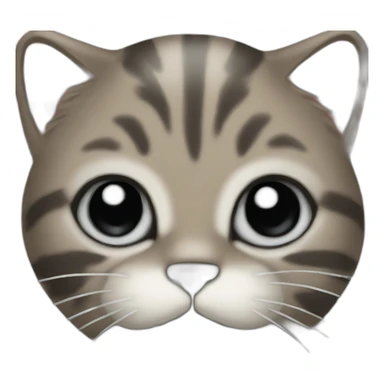 Born type dirty cat sticker