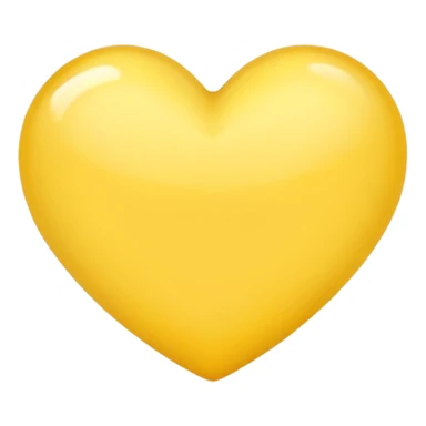 make a soft yellow heart emoji sticker