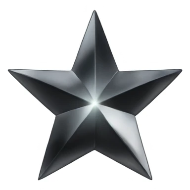 black diamond chrome four-point star diamond diamondfour-point star sticker