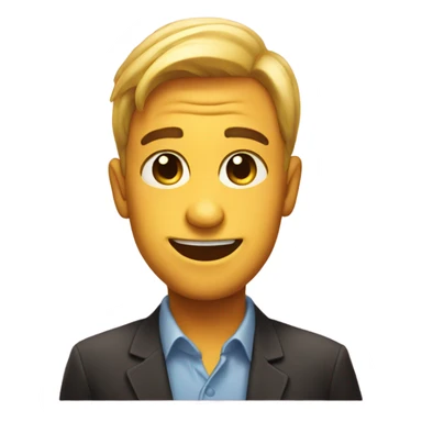 Blushing smirk emoji  sticker