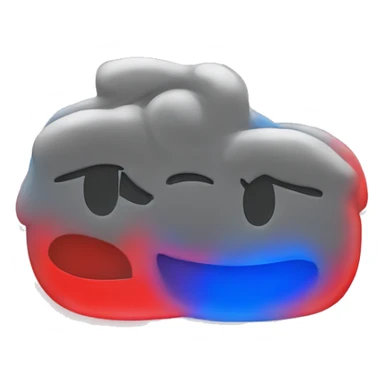 Red and blue fluorescent CF sticker