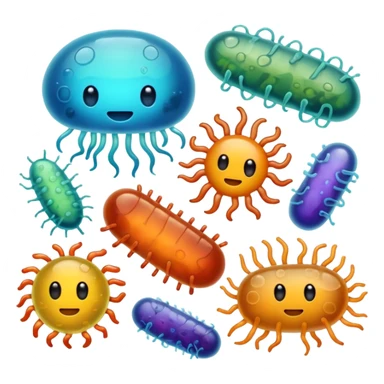 Bacteria sticker