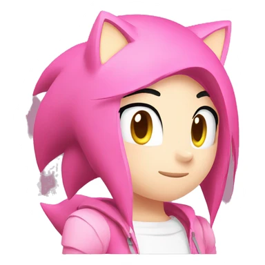 Amy Rose sonic sticker
