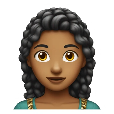 girl with a form like a jaguar  sticker