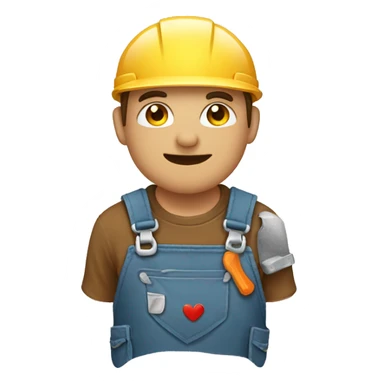 Repair heart emoji sticker