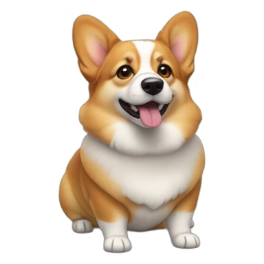 FATTEST WELSH CORGI sticker