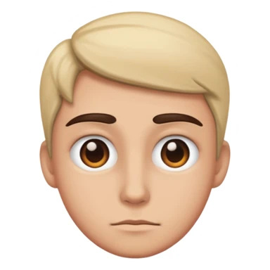 Someone side eyeing sticker