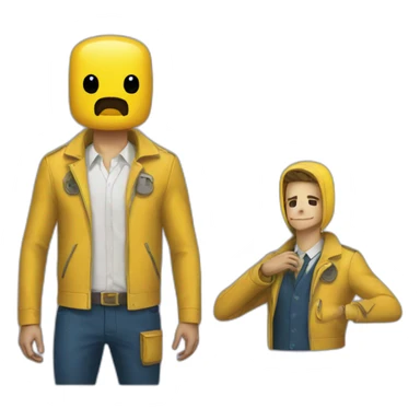 adventure time jake suit sticker