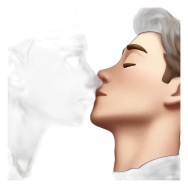 Chris Evans kissing Tom Holland sticker