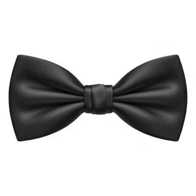 blakc bow tie  sticker