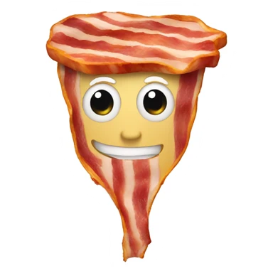 Bacon in a pan  sticker