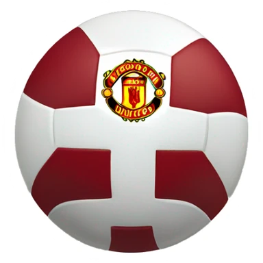 crossed manchester united logo sticker