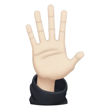 Jujutsu kaisen gojo hand sign sticker