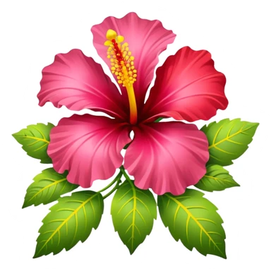 hibiscus flower bouquet
 sticker