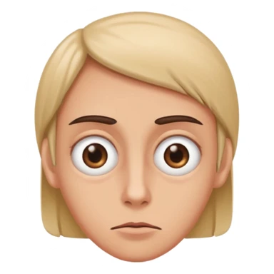 Rolling eyes with a blunt sticker