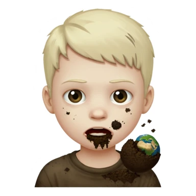 Make the 67 kid scary eating the earth sticker