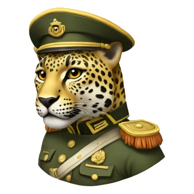 Leopard corps entier sticker