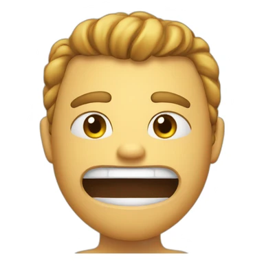 emoji bully pointint a the screen sticker