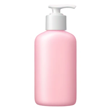 Light pink lotion bottle sticker
