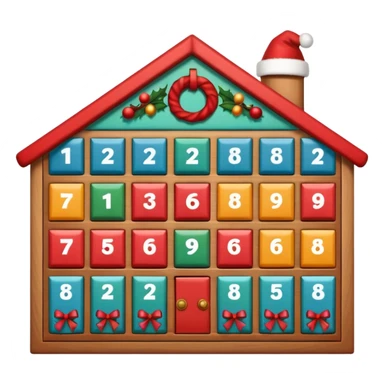 advent calendar sticker