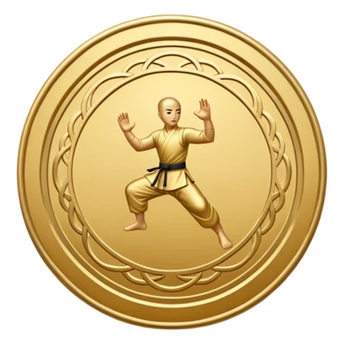 kungfu symbol sticker