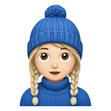 knitted beanie sticker