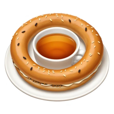 1 simit 1 Çay sticker