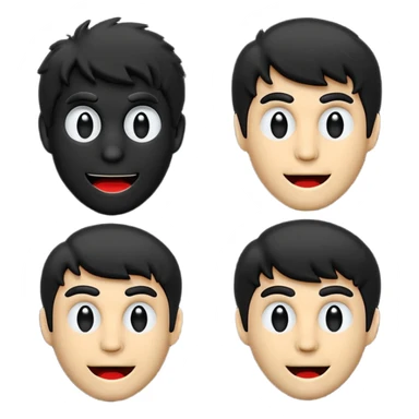 GENERAME  ENTRE 3 Y 5  ICONOS TIPO EMOJI SILUETEADOS SIN FONDO   ESTILO RETRO OCHENTERO CON LA TEMATICA DE LA PELICULA An American Werewolf in London (Un hombre lobo americano en Londres) sticker