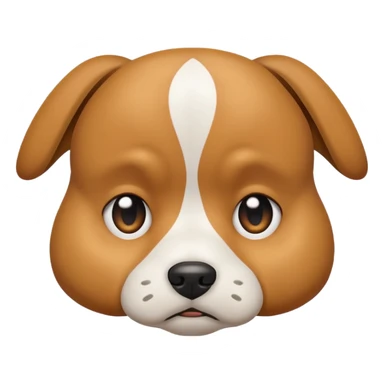 Dog nodding in disappointment sticker