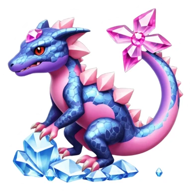 Salandit-Amaura-Diancie-fusion sticker