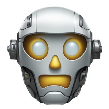  robot imagining sticker