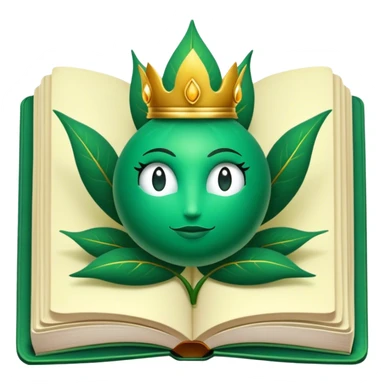 Un libro verde esmeralda con detalles dorados y una textura de terciopelo, con un loto en la portada, irradiando presencia, calma y despertar espiritual. ☀️🌀🌿 sticker