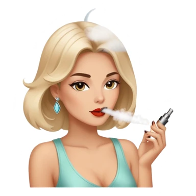 Diva vaping sticker