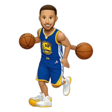 Steph curry player sticker
