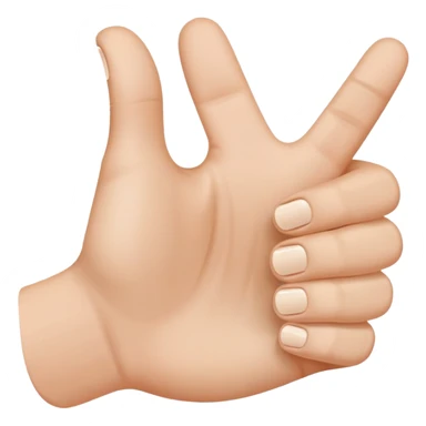 A dainty thumbs up sticker