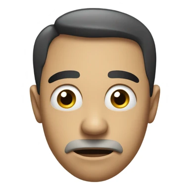 A face give me a side eye  sticker