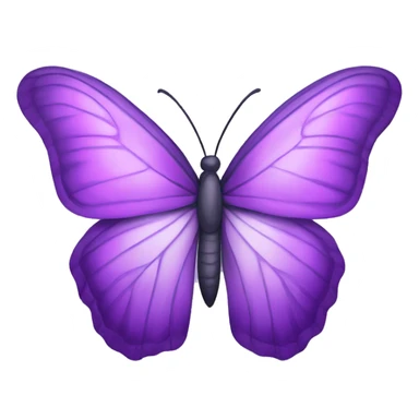 Mariposa de color morado claro  sticker