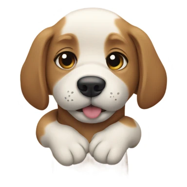 Dogs huggibg eachother sticker