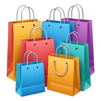 bolsas de compras sticker