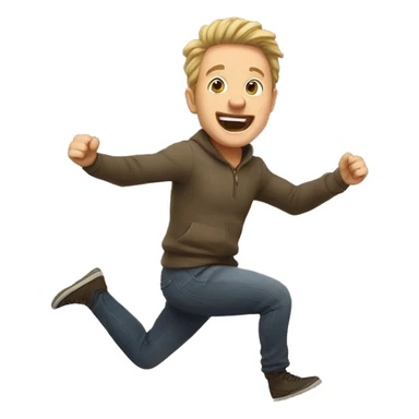 Jumping musk sticker