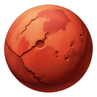 Mars planet emoji sticker