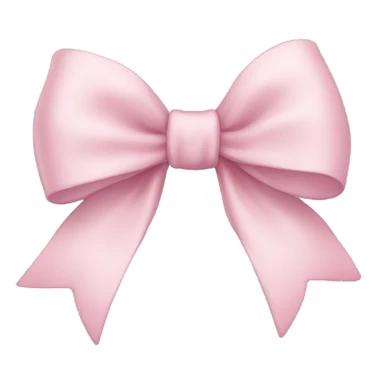 Light pink bow  sticker