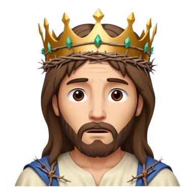 Jesus thorn crown sticker