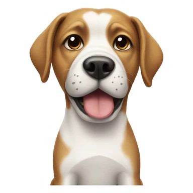 dog wearing socks  sticker