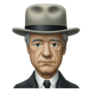 René Magritte sticker